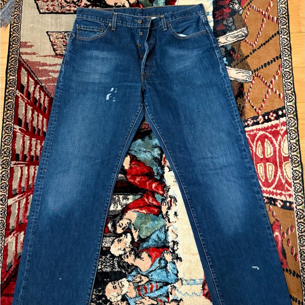 Levis vintage late 90s deep blue 501 jeans SZ 36